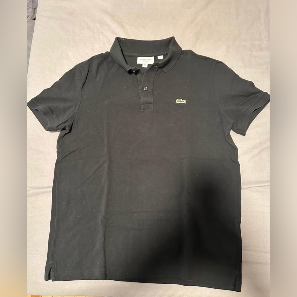 Lacoste Men's Polo Shirt in Black